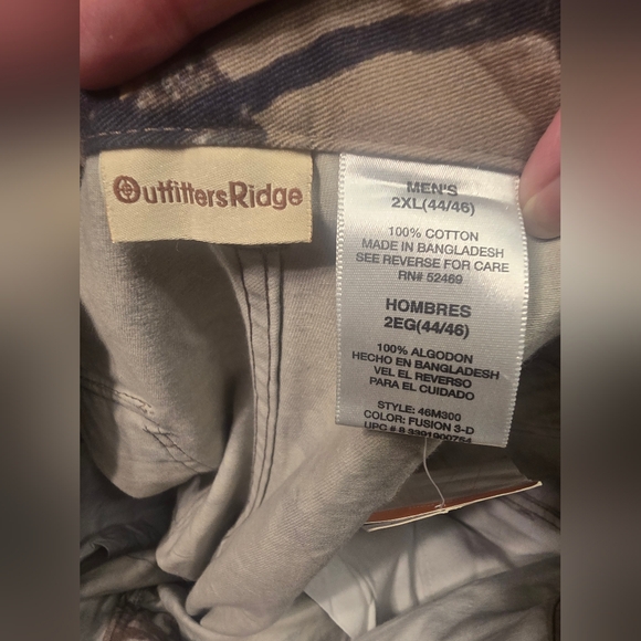 NWT Outfitters Ridge 2XL Camouflage Hunting Pants Fusion 3D - Picture 5 of 7
